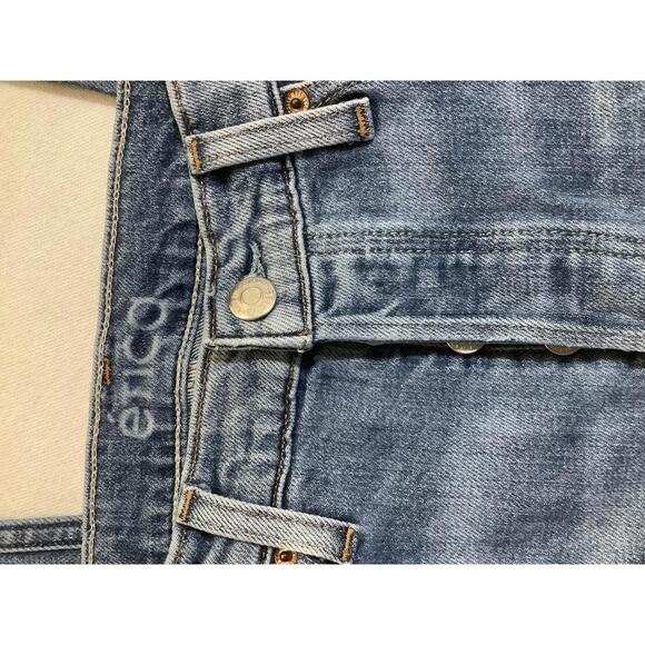 Etica Button Fly Mid Wash Skinny Jeans 26 Denim Casual Luxury Fall Winter Basics - Picture 3 of 6